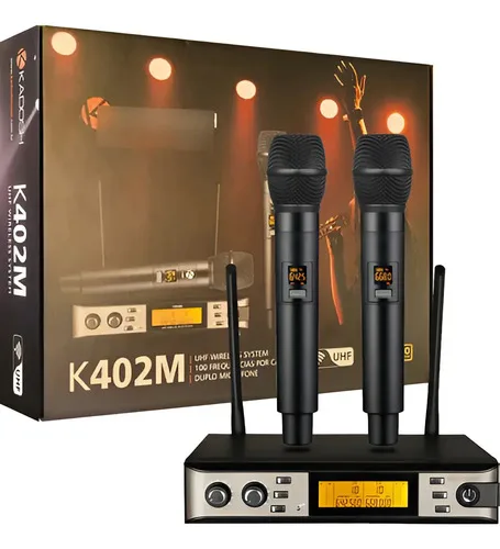 Microfone sem fio Kadosh K-402M